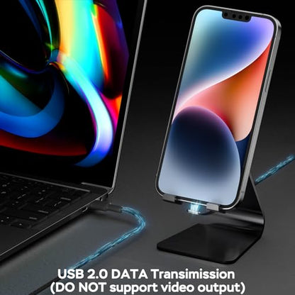 Right Angle USB C Cable 10ft, USB C 90 Degree Cable 60W Fast Charging - size: 10ft