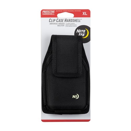 Nite Ize Clip Case Hardshell Universal Rugged Holster - Belt Clip Phone Case for Easy Access - Heavy Duty & Protective - Multi-Purpose - Durable Design - Hardshell Vertical, XL - size: X-Large, style: Hardshell Vertical