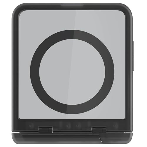 Ghostek Covert Clear Flip 7 Case with Built-in Kickstand, MagSafe and Full Hinge Protection Designed for 2025 Samsung Galaxy Z Flip7 (6.9") (Smoke Matte) - color: Smoke Matte, size: Galaxy Z Flip 7