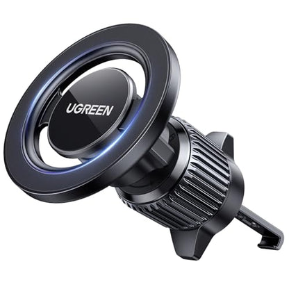 UGREEN Car Phone Mount for Magsafe Air Vent Car Mount Magnetic Phone Holder Compatible with iPhone 17 16 15 14 13 12 Pro Max, Strongest Magnet Black - color: Black