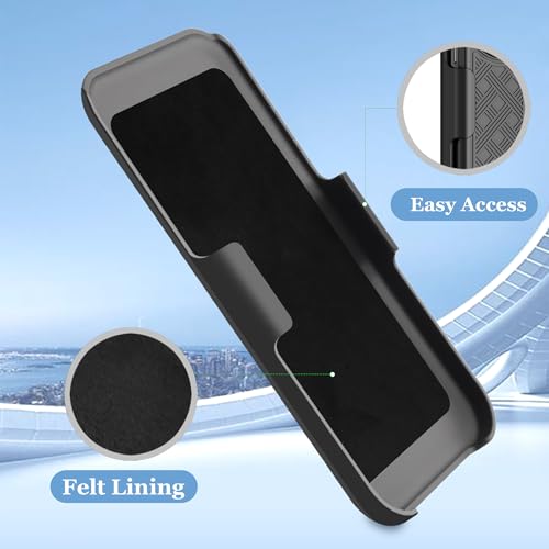 Fingic for Samsung Galaxy S26 Ultra Case with Belt Clip Holster Kickstand | Slim Combo Shell with Swivel Holster Rugged Shockproof Antiscratch Full Body Protective for Galaxy S26 Ultra 6.9" 2026,Black
