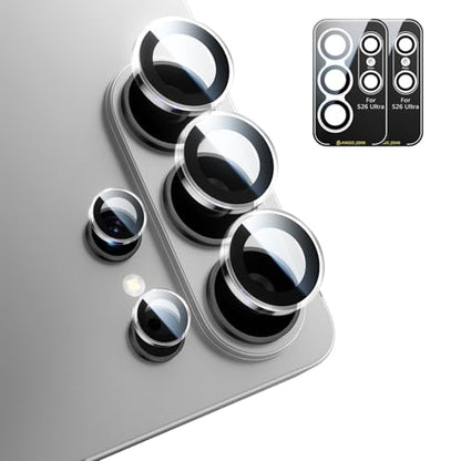 MAGIC JOHN 2 Pack for Samsung Galaxy S26 Ultra Camera Lens Protector,Clear - color: Clear