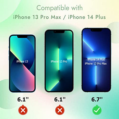 [3 Pack] for iPhone 13 Pro Max Green Privacy Screen Protector - size: iPhone 13 Pro Max/14 Plus