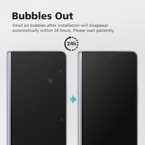 [3+3] for Samsung Galaxy Z Fold 5, Paperfeel Anti-Glare Matte Screen Protector, 3 Pack Inside Paperfeel Film + 3 Pack Front Anti-Glare Matte Film, Anti-Fingerprint, Self-Healing, Bubble Free Easy Installation with Alignment Applicator - size: Galaxy Z Fol