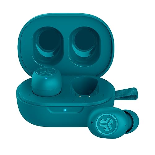JLab JBuds Mini True Wireless Earbuds Bluetooth multipoint Teal - color: Teal, style: Matte