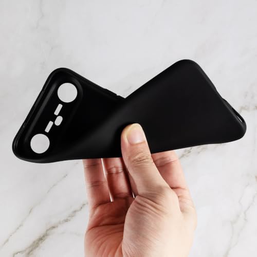 Protective Case for Tecno Pova Slim 5G - Black | 6.78" Slim Shockproof Bumper Back Cover Anti-Scratch Flexible TPU Shell, Grip-Friendly - color: Black