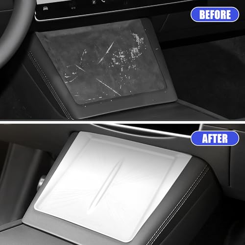 Frani Wireless Charging Pad Cover for Tesla Model Y Juniper/YL - color: White, size: Model Y Juniper 2025-2026
