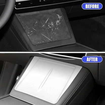 Frani Wireless Charging Pad Cover for Tesla Model Y Juniper/YL - color: White, size: Model Y Juniper 2025-2026
