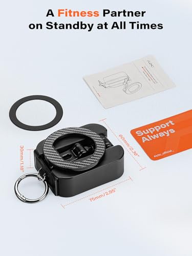 A2C 3-in-1 Magnetic Phone Holder for Gym Travel with Tray Table Clamp - color: Black