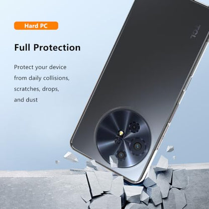 Case for TCL 60 XE NXTPAPER 5G/50 Nxtpaper 5G/50 Pro Nxtpaper 5G Phone Case，Shockproof Soft TPU Bumper and Hard PC Back Clear Case,Non-Yellowing,Drop Protection,Slim Fit Cover Case，Clear