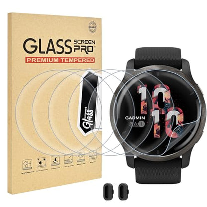 6 PCS Compatible for Garmin Venu 2 Screen Protector Clear, Full Cover Anti-scratch Soft TPU [Not Glass] with Great Protection for Venu 2 Watch Film, Sensitive Touch & HD - size: venu 2