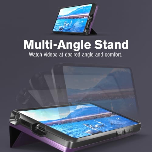 VENA vCommute for Samsung Galaxy S25 Ultra Wallet Case, Purple | Military-Grade Drop Protection, Premium Leather Magnetic Flap Cover, Hidden Card Holder, RFID Blocking, Multi-Angle Kickstand - color: Purple, size: S25 Ultra