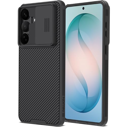 Nillkin for Samsung Galaxy S26 Plus Case with Camera Cover, [Lens Protection] Mil-Grade Shockproof Protective Bumper Hard Cover Slim Phone Case for Galaxy S26 Plus Cases Black - color: Black, size: Galaxy S26 Plus Camera Protection Case