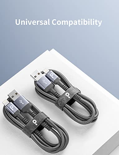 iPhone Charger Cable 2Pack 6FT, Lightning Cable [Apple MFi Certified] - color: Grey, size: 6FT, style: USB A to Lightning