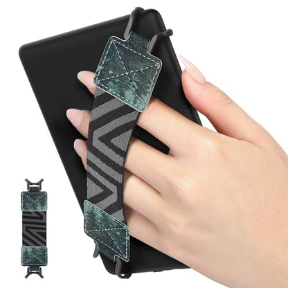 MoKo Security Hand-Strap for 6-8" Kindle eReaders Fire Tablets,Green Forest - color: 3-green Forest, style: Patterned Strap