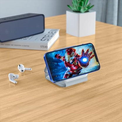 Apple Devices Charging Pad for iPhone 12 13 14 15 16 Pro Max, iWatch, Airpods - 3 in 1 Wireless, Magnetic Foldable Travel Charger Station for Multiple Apple Devices, Fast-Charging, Charger Included