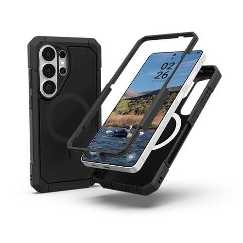 URBAN ARMOR GEAR UAG for Samsung Galaxy S26 Ultra Case 6.9" Trooper - Magnetic Charging Compatible Full Body with Port Protection Rugged Military Drop Tested Protective Cover, Black - color: Trooper - Black