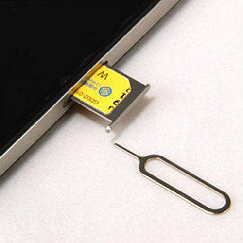 10 Pack Universal SIM Card Ejector Tool - Durable SIM Card Pin Removal & Tray Opener for All Smartphones | Easily Open/Remove/Eject SIM Card Trays