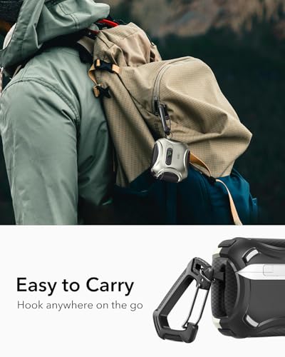 ESR for AirPods 5/4 Case, Compatible with MagSafe, Titanium - color: Titanium, size: AirPods 5&4 Case