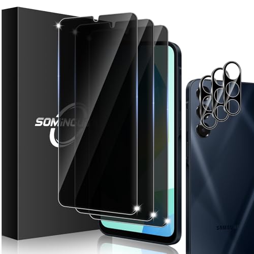 3+3 for Samsung Galaxy A16 5G Privacy Screen Protector Camera Protector - size: Galaxy A16 Privacy
