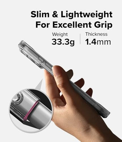 Ringke for iPhone 17 Pro Max Case [Fusion Matte Clear] | Oil & Dirt Resistant, Anti-Fingerprint Technology Prevents Oily Smudges, Frosted Coating Feels Velvety Soft - size: iPhone 17 Pro Max