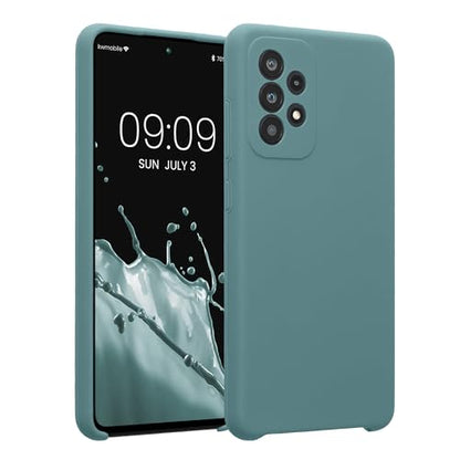 kwmobile Case Compatible with Samsung Galaxy A52 / A52 5G / A52s 5G Case - Slim TPU Silicone Phone Cover - Soft Touch Finish - Arctic Night - color: Arctic Night, size: Galaxy A52 / A52 5G / A52s 5G