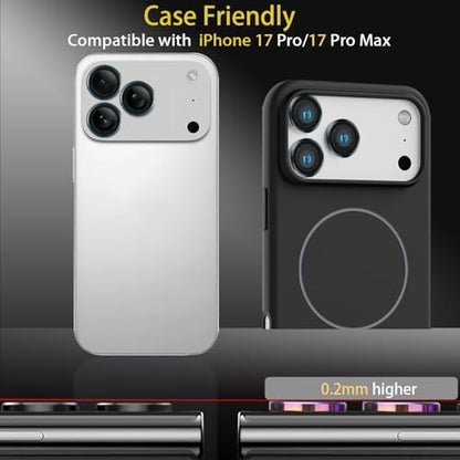 Camera Lens Protector for iPhone 17 Pro/17 Pro Max, Black - color: Black