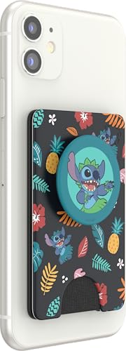 PopSockets Adhesive Phone Wallet with Grip- Aloha Pattern