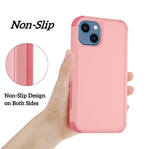 Co-Goldguard for iPhone 13 Case, [Shockproof] [Military Dropproof] Non-Slip Heavy Duty Full-Body Protection Phone Case Cover for iPhone 13, 6.1 inch, Pink01 - color: Pink01