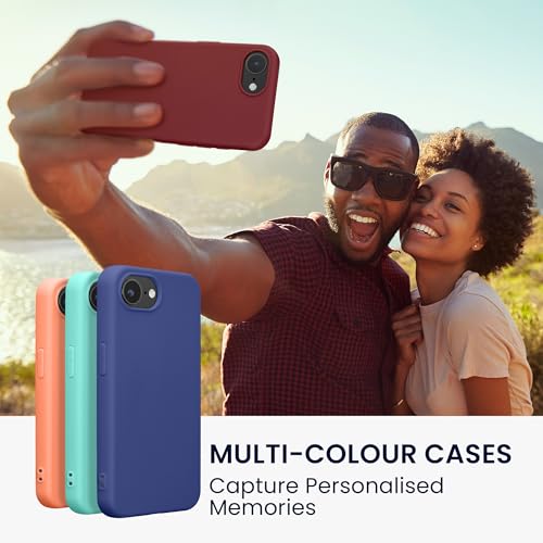 kwmobile Case Compatible with Apple iPhone 17e / iPhone 16e Case - Soft Slim Protective TPU Silicone Cover - Bordeaux Violet - color: bordeaux violet
