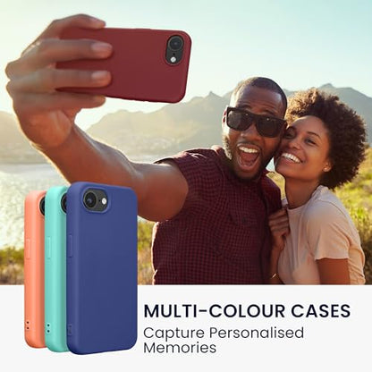 kwmobile Case Compatible with Apple iPhone 17e / iPhone 16e Case - Soft Slim Protective TPU Silicone Cover - Bordeaux Violet - color: bordeaux violet
