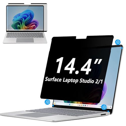 Adeway Privacy Screen Protector for Surface Laptop Studio 2/1st Gen 14.4" - size: Laptop Stuido 14.4"