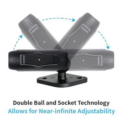 Strg Phone Mount with 2 Holes Drill-Down Diamond Base and Aluminum Arm - size: Aluminum Alloy Diamond Base