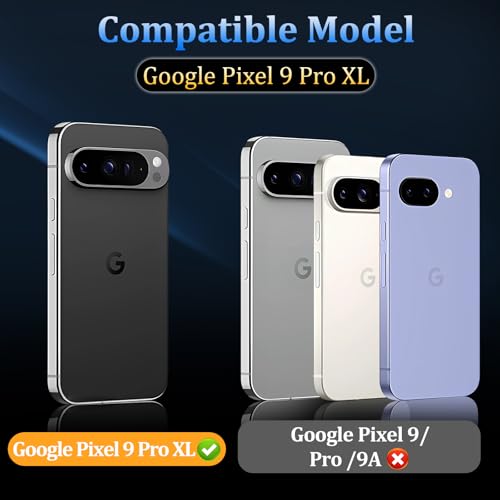 3 Pack Tempered Glass Camera Lens Protector for Google Pixel 9 Pro XL - size: Google Pixel 9 Pro XL