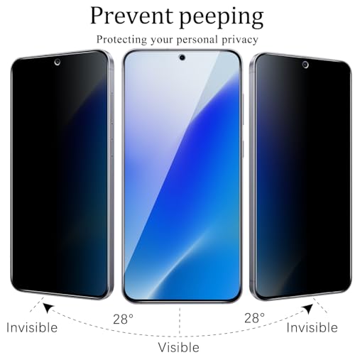 KAREEN Privacy Screen Protector For Samsung Galaxy S25 FE Tempered Glass - size: [Privacy]Samsung S25 FE