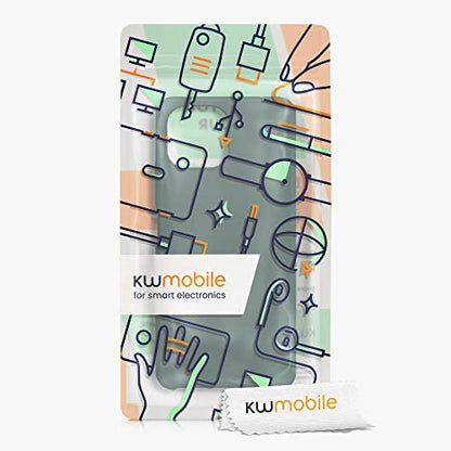 kwmobile Case Compatible with Xiaomi 11 Lite (5G) NE/Mi 11 Lite (5G) Case - TPU Silicone Phone Cover with Soft Finish - Moss Green - color: moss green