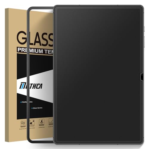 Mothca Matte Glass Screen Protector for Galaxy Tab S10 Plus/S9 Plus/S9 FE Plus 12.4-inch with Easy Installation Frame, Anti-Glare & Anti-Fingerprint Tempered Glass for Tab S10+/S9FE+/S 9+, Smooth as Silk - size: S10+/S9+/S9FE+ 12.4"