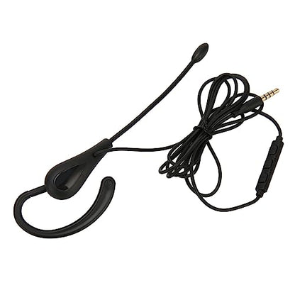 aqxreight Single Ear Headset with Microphone Wired Office Earpiece Noise Cancelling Monaural Headset for Call Center Phone Computer - size: 3.5mm