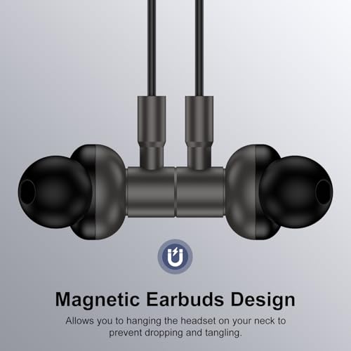 Wired Headphones Earbuds wtih Lightning Connector Magnetic Earphone Headset