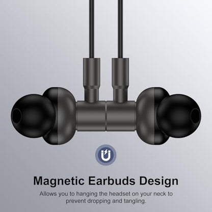 Wired Headphones Earbuds wtih Lightning Connector Magnetic Earphone Headset