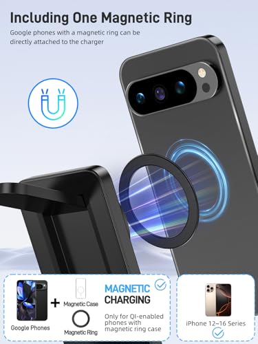 Magnetic Wireless Charger for Pixel Watch 3/2, Charging Station for Google