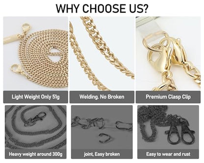 ROCONTRIP Metal Phone Chain Set Crossbody Phone Chain and Phone Wrist Strap iPhone Lanyard Handmade Phone Strap and Phone Wristlet Strap with 2*Tether Tabs for Women and Men - color: Pale Gold, size: Extended