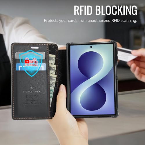 for Samsung Galaxy Z Fold 8 - Case Wallet Magnetic Slim, Black - color: Black, size: Samsung Galaxy Z Fold 8