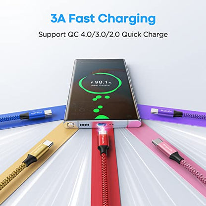 etguuds USB to USB C Cable 3ft, 5-Pack USB A to USB C Cable Fast Charging - size: 3ft