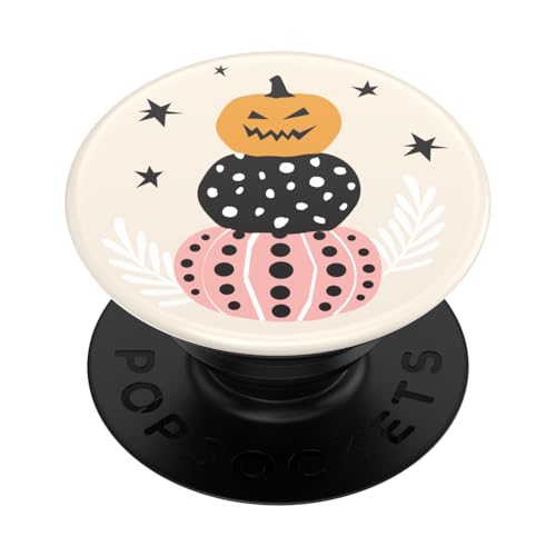 PopSockets Adhesive Phone Grip, Holder, Phone Stand, Halloween - Pumpkin Stack - color: Pumpkin Stack, style: Adhesive