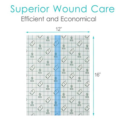 Waterproof Shower Protector Bandage 12x16 inch for Large Port Surgery Incisions Guard Tattoo Second Skin Healing Aftercare Cover Bath Patch Transparent Film Clear Adhesive Wounds Dressing (Pack of 14) - size: 12x16 Inch (Pack of 14)