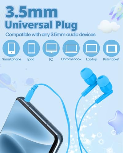 10 Pack Classroom Earbuds for Kids, Affordable in-Ear with 3.5mm Jack, Student Headphones for Children Boys Girls Toddler Adult - size: 10 Pack