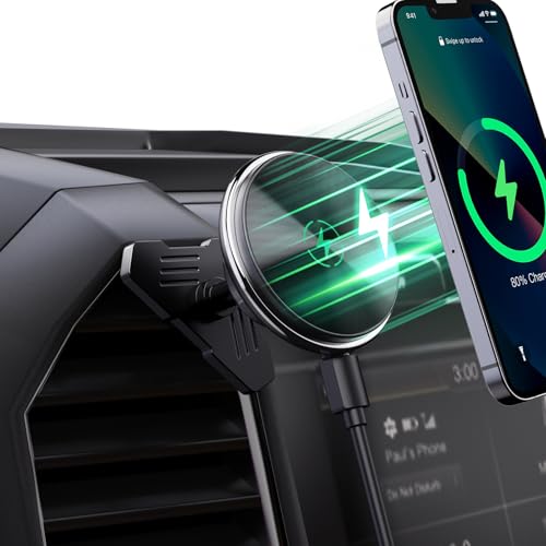 Wireless Charging Vent Magnetic Vent Phone Mount for 2015-2020 Ford F-150 - size: Magnetic Charge