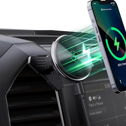 Wireless Charging Vent Magnetic Vent Phone Mount for 2015-2020 Ford F-150 - size: Magnetic Charge