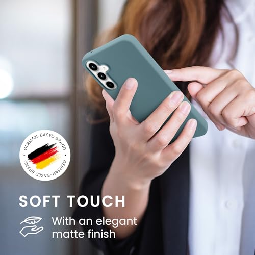 kwmobile Case Compatible with Samsung Galaxy A55 5G Case - Soft Slim Protective TPU Silicone Cover - Antique Stone - color: Antique Stone, size: Galaxy A55 5G